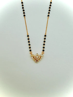 DIAMOND BLACK BEADS PENDANT
